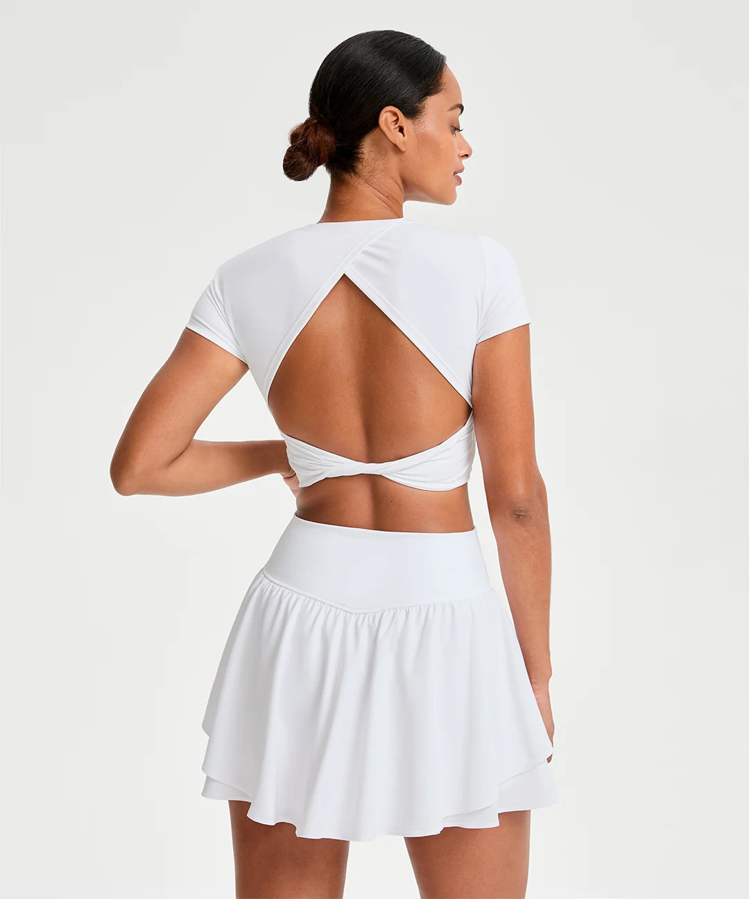 Backless Twisted Short Sleeve | ShopAthluna