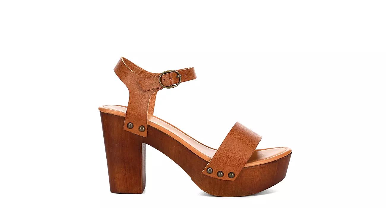 Madden Girl Womens Lifft Platform Sandal - Cognac | Rack Room Shoes