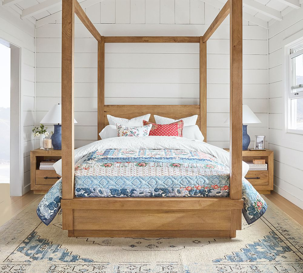 Bridgette Vintage Floral Reversible Quilt | Pottery Barn (US)