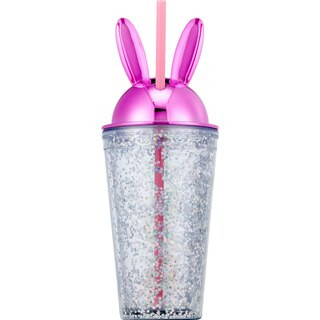 Cottondale Pink Glitter Bunny Tumbler, 16 oz | CVS Health