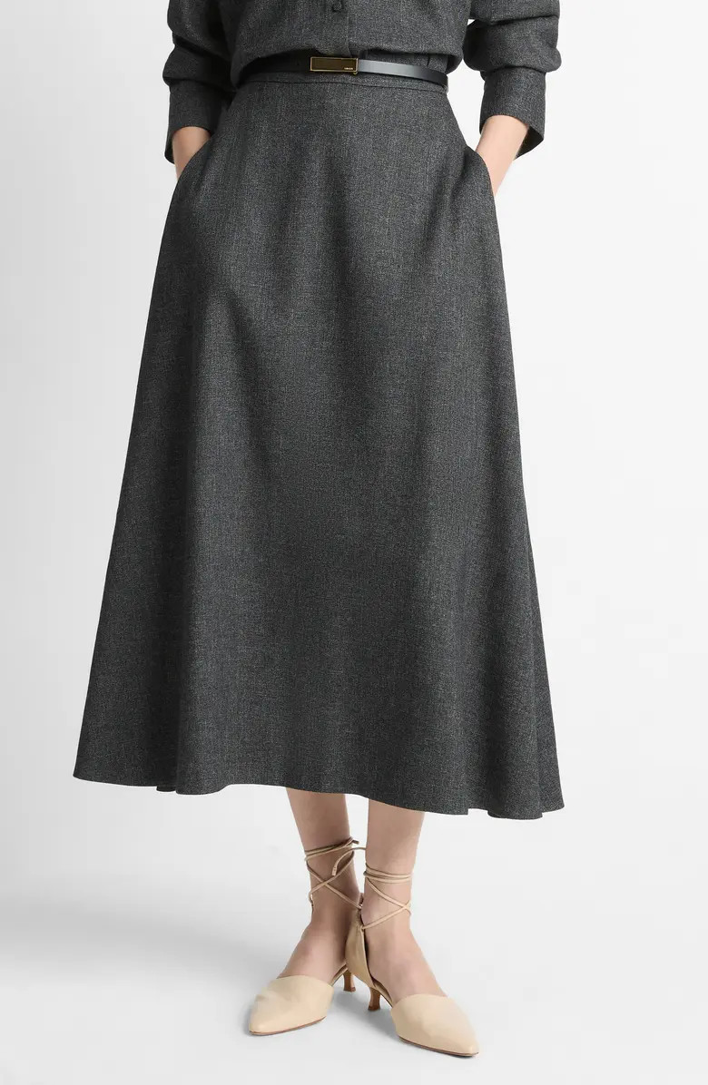 Jaspe Midi A-Line Skirt | Nordstrom
