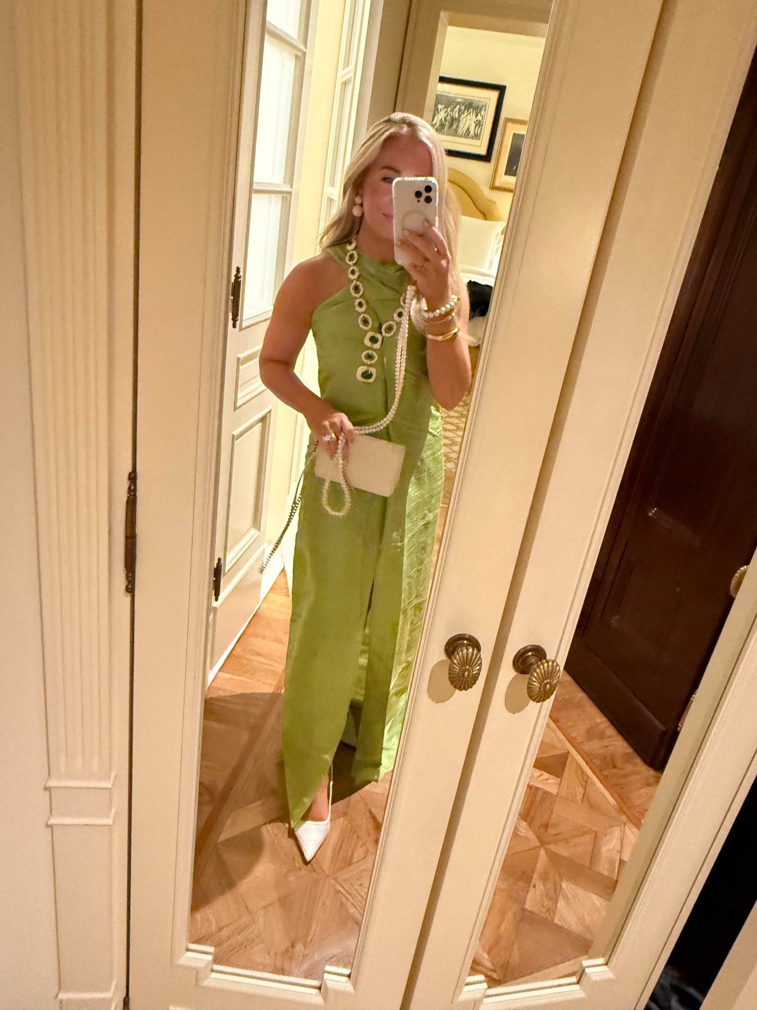 My favorite summer dress… I have it in 3 colors! Wearing the silk but linking the linen, too. Wearing a small. 