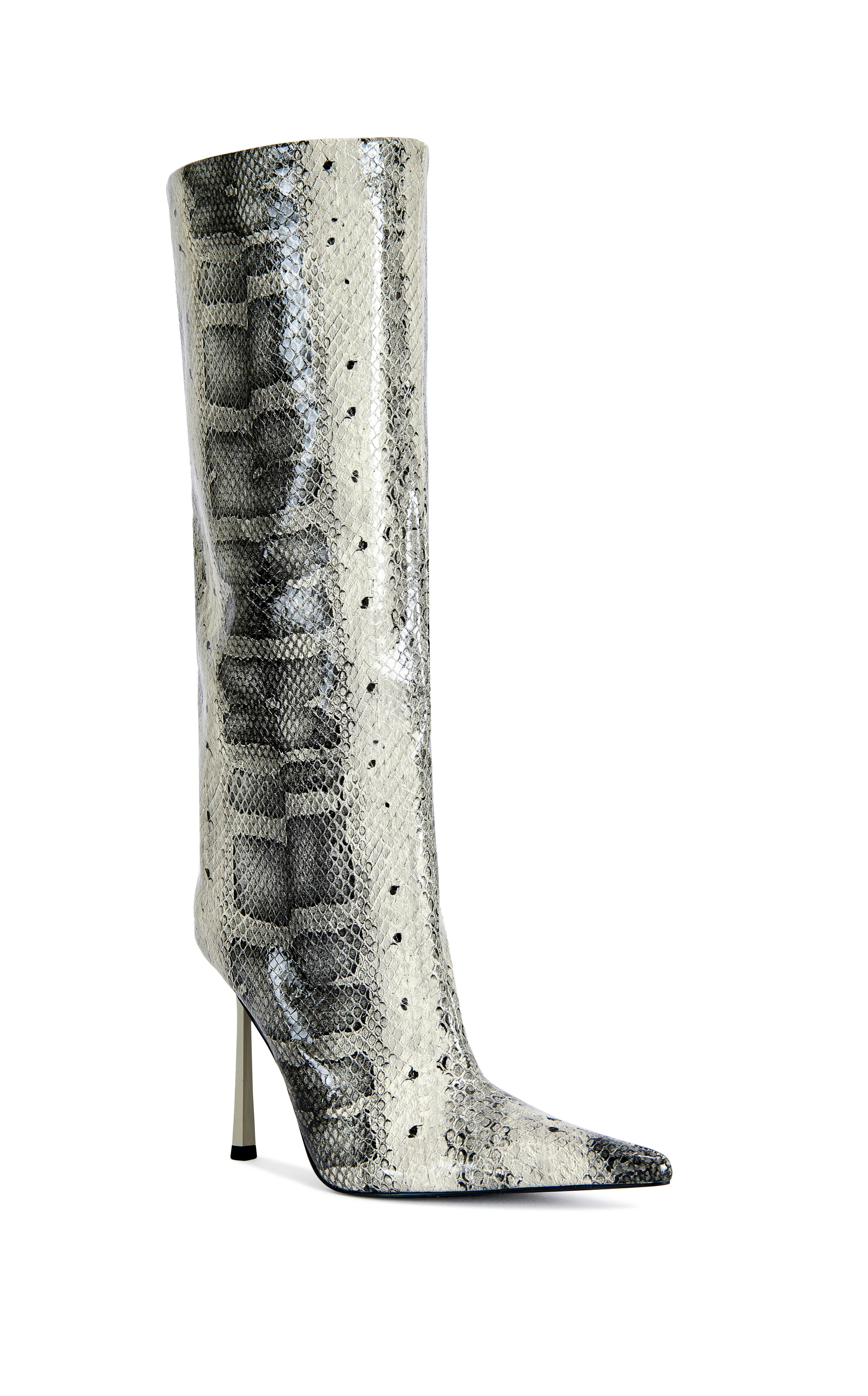 MADEYE-SNAKE STILETTO BOOT | Azalea Wang