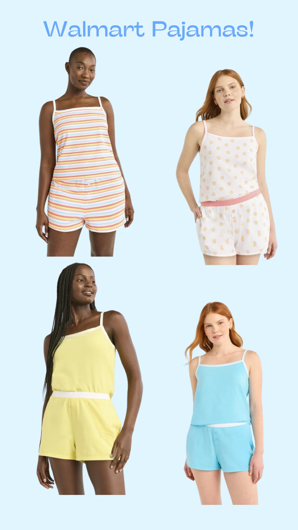 Walmart Joyspun pajama sets! Walmart has the comfiest pjs! Love these spring pajama colors!

#LTKSpringSale #LTKStyleTip #LTKFindsUnder50