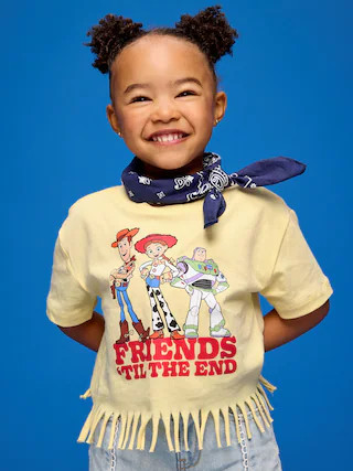Old Navy x Pixar Toy Story Graphic Fringed-Hem T-Shirt for Toddler Girls | Old Navy (US)