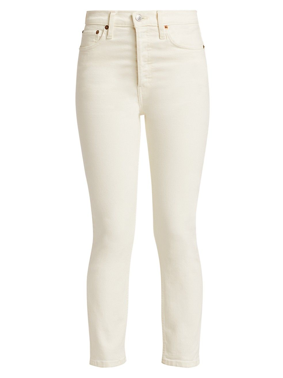 Re/done 90S High-Rise Ankle Cropped Jeans | Saks Fifth Avenue