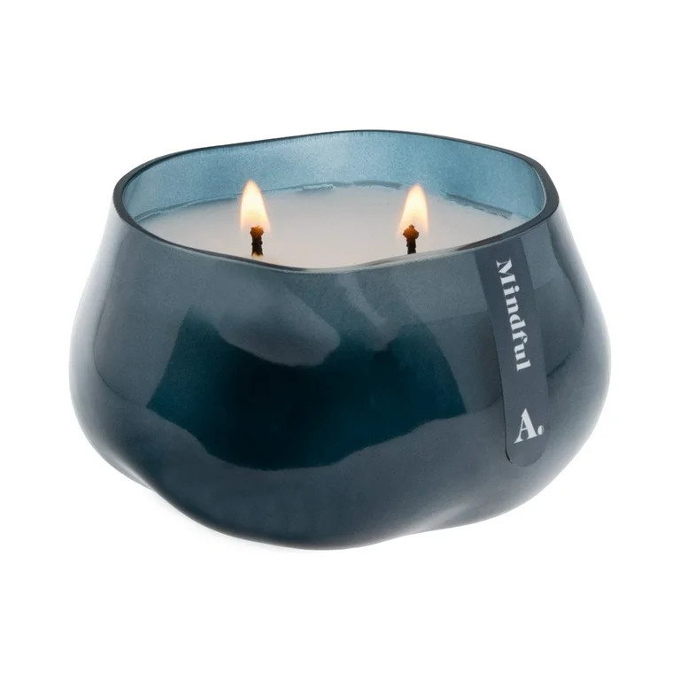 Allswell Mindful (Sage + Eucalyptus + White Cedar) Scented 1-Wick Organic Blown Jar Spa Candle 8o... | Walmart (US)