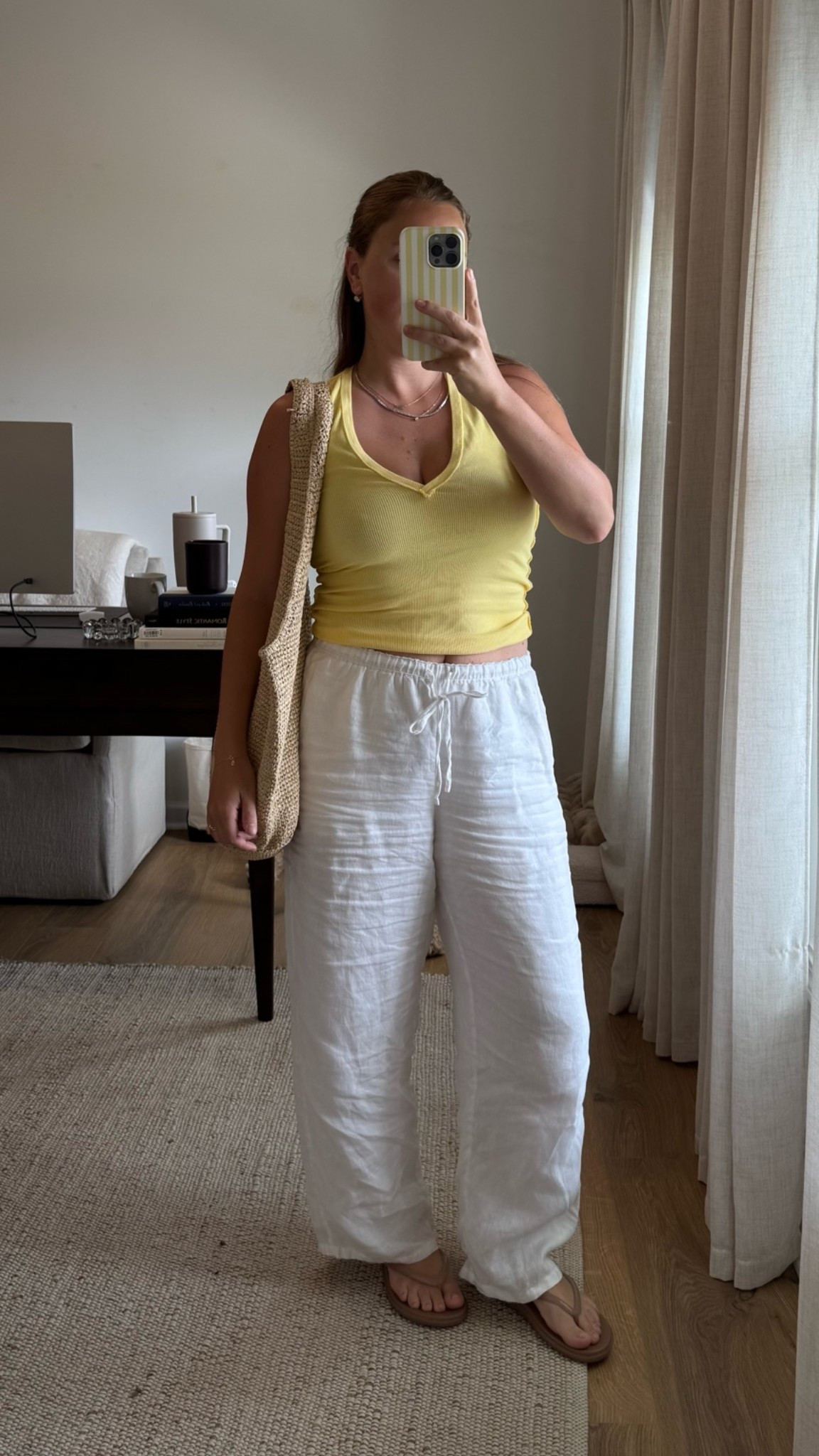 Mom outfit of the day. Linen pants & cotton tank! Wearing a small in both,

#LTKgrwm #LTKootd #LTKmomlife