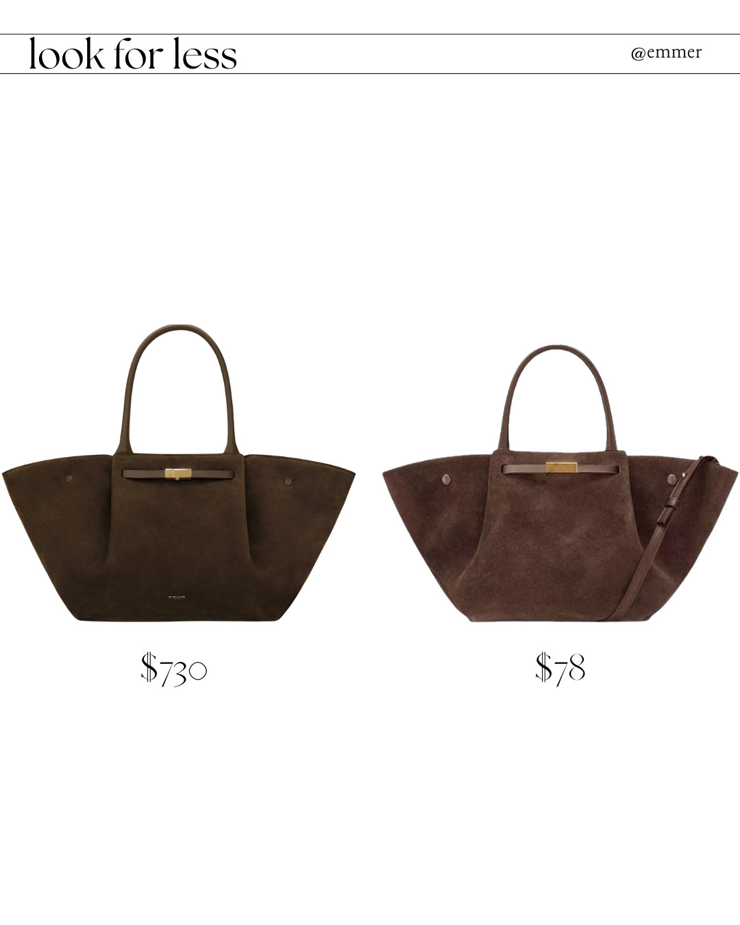 The $78 one is genuine leather 

 #LTKSeasonal #LTKSaleAlert