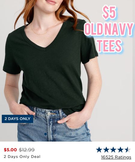 Old navy t-shirt sale 

#LTKSeasonal #LTKsalealert #LTKfindsunder50
