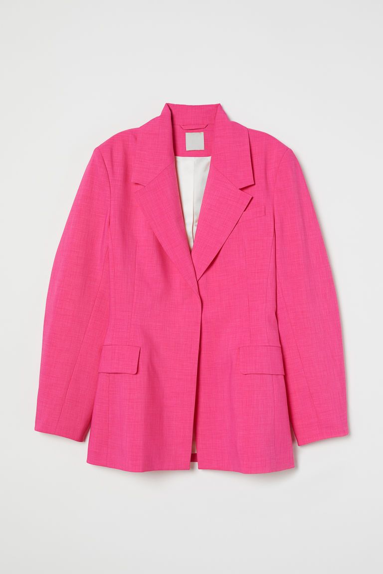 H & M - Oversized Blazer - Pink | H&M (US + CA)
