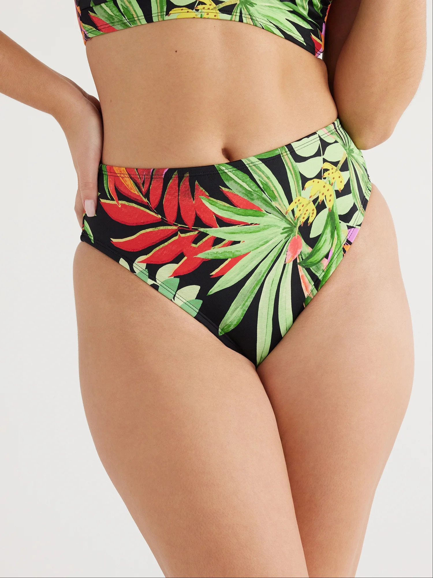 Sofia by Sofia Vergara Women's Tropical Hipster Bikini Bottoms, Sizes XS-XL | Walmart (US)