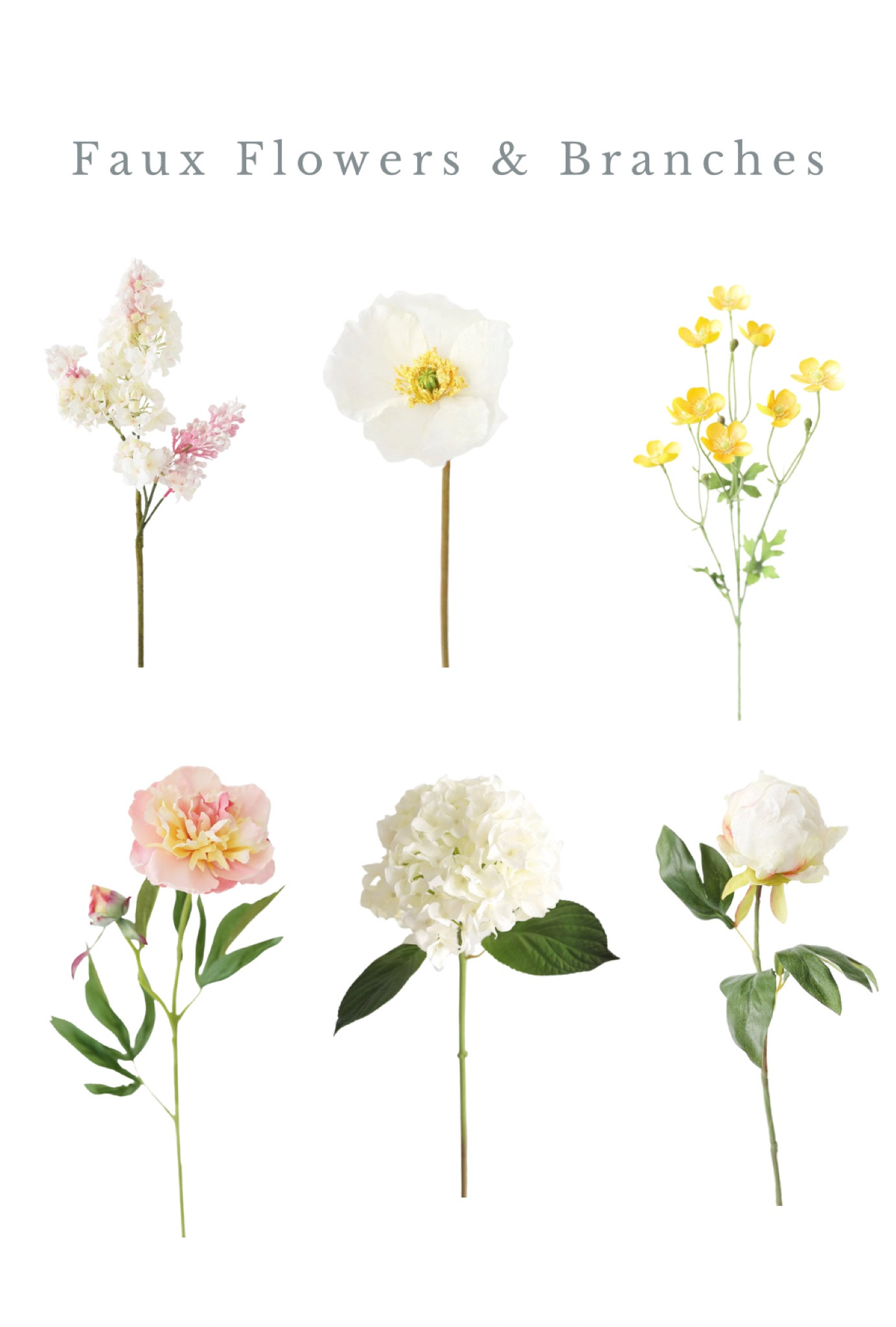 Faux flowers and branches 

#LTKFind #LTKSeasonal #LTKhome