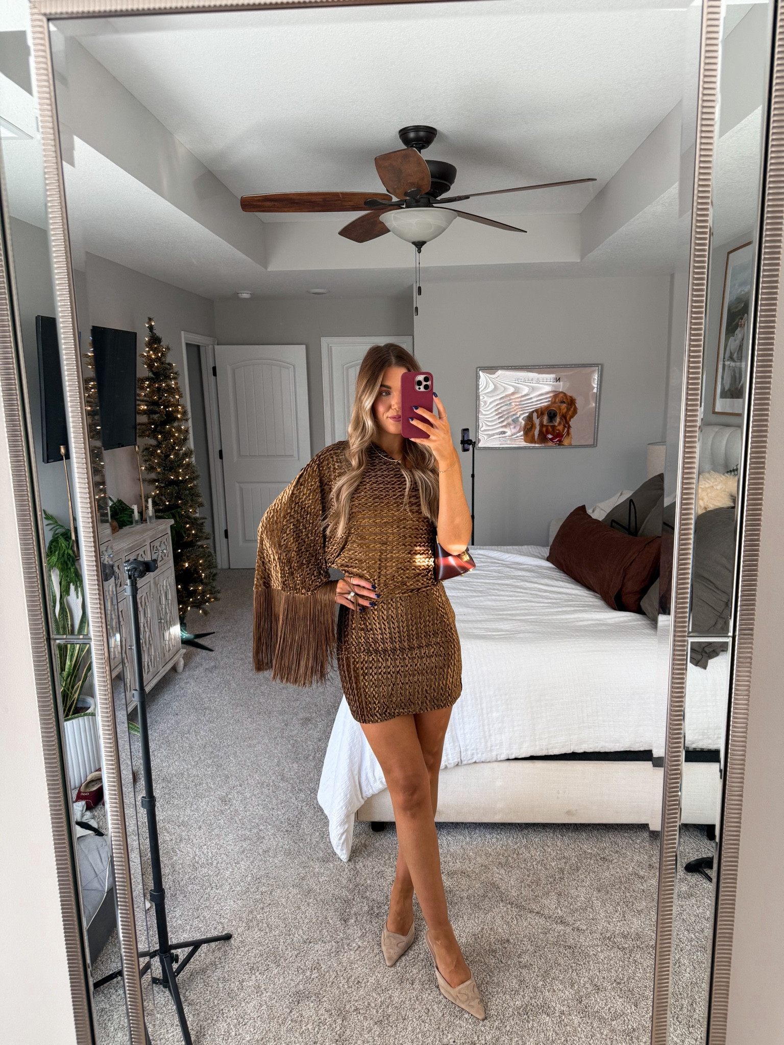 add some tights for a holiday party look! size small in dress. linking similar heels 

#LTKSaleAlert #LTKHoliday #LTKTall