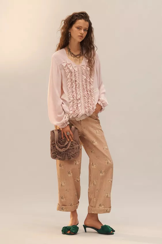 LIMITED EDITION LINEN BLEND STRIPED PANTS | Zara US