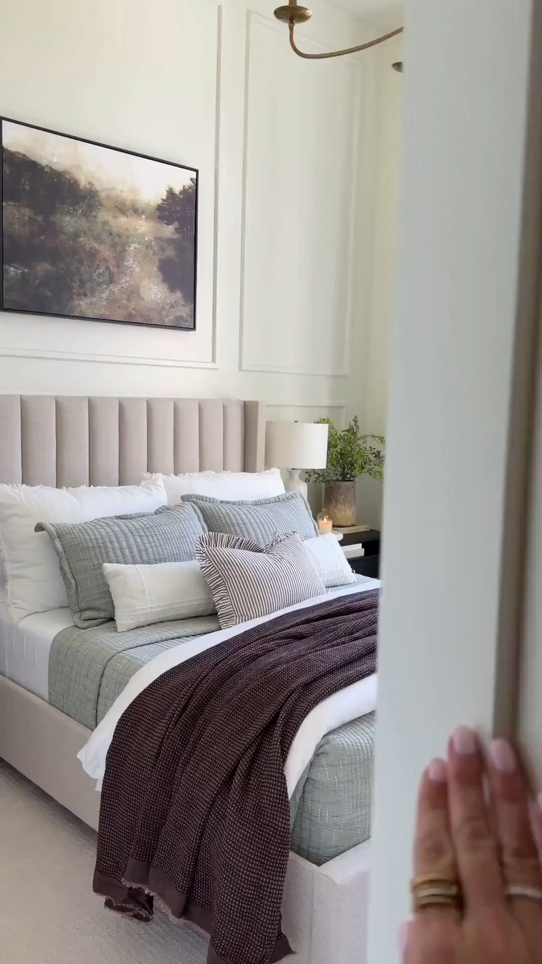 If you grab one blanket for fall for your bed, let it be this Target one! This dark fig color is gorgeous, it has a slight stretch, and drapes effortlessly. Now on clearance—15% off online!

#LTKHome #LTKSaleAlert