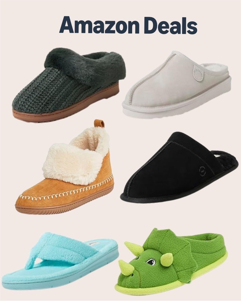 Amazon Prime Slipper find by Dearfoams for the entire family! #slippers #dearfoams #amazonprimefinds 

#LTKSaleAlert #LTKFindsUnder50 #LTKSeasonal