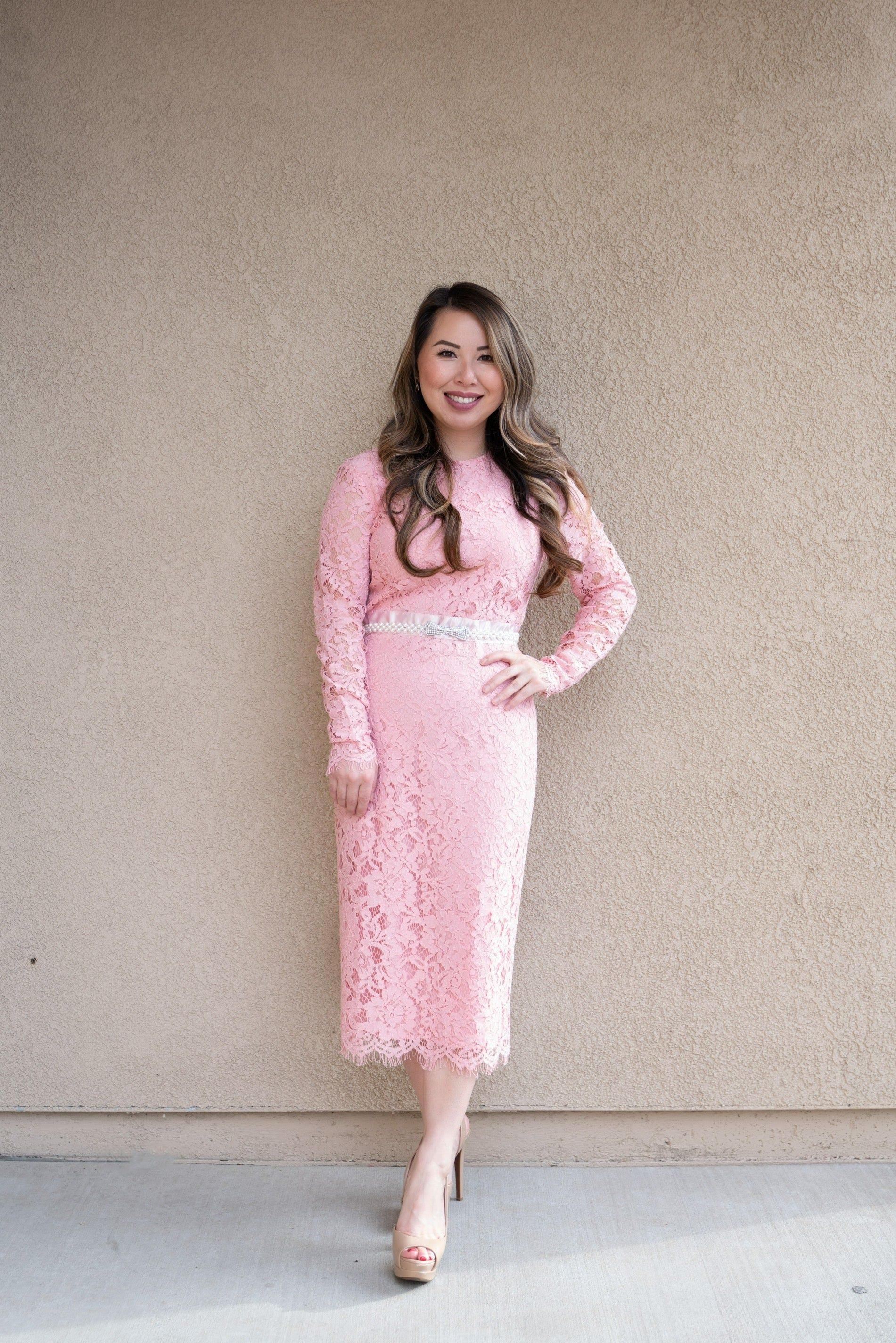In Love With You Pink Lace Dress | Bee Petite Boutique