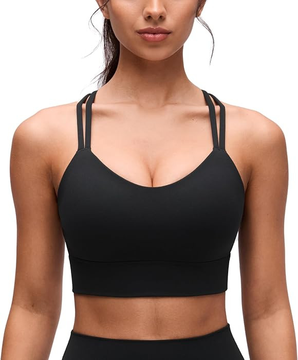 CRZ YOGA Softness Mold Butterluxe Sports Bras | Amazon (US)