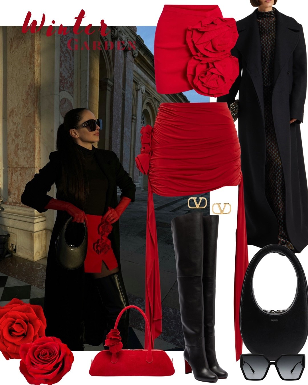 ❤️

coat, coat season, maxi coat, black coat, wool coat, Coperni, bag, flowers, winter look, winter outfit, mini skirt, over the knee boots, boots, leather boots, gloves, festive look, party look, new year’s eve

#LTKwinter #LTKfestive #LTKstyletip