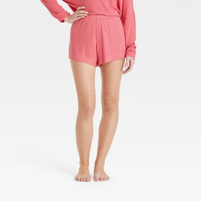 Women's Cozy Ribbed Shorts - Auden™ | Target