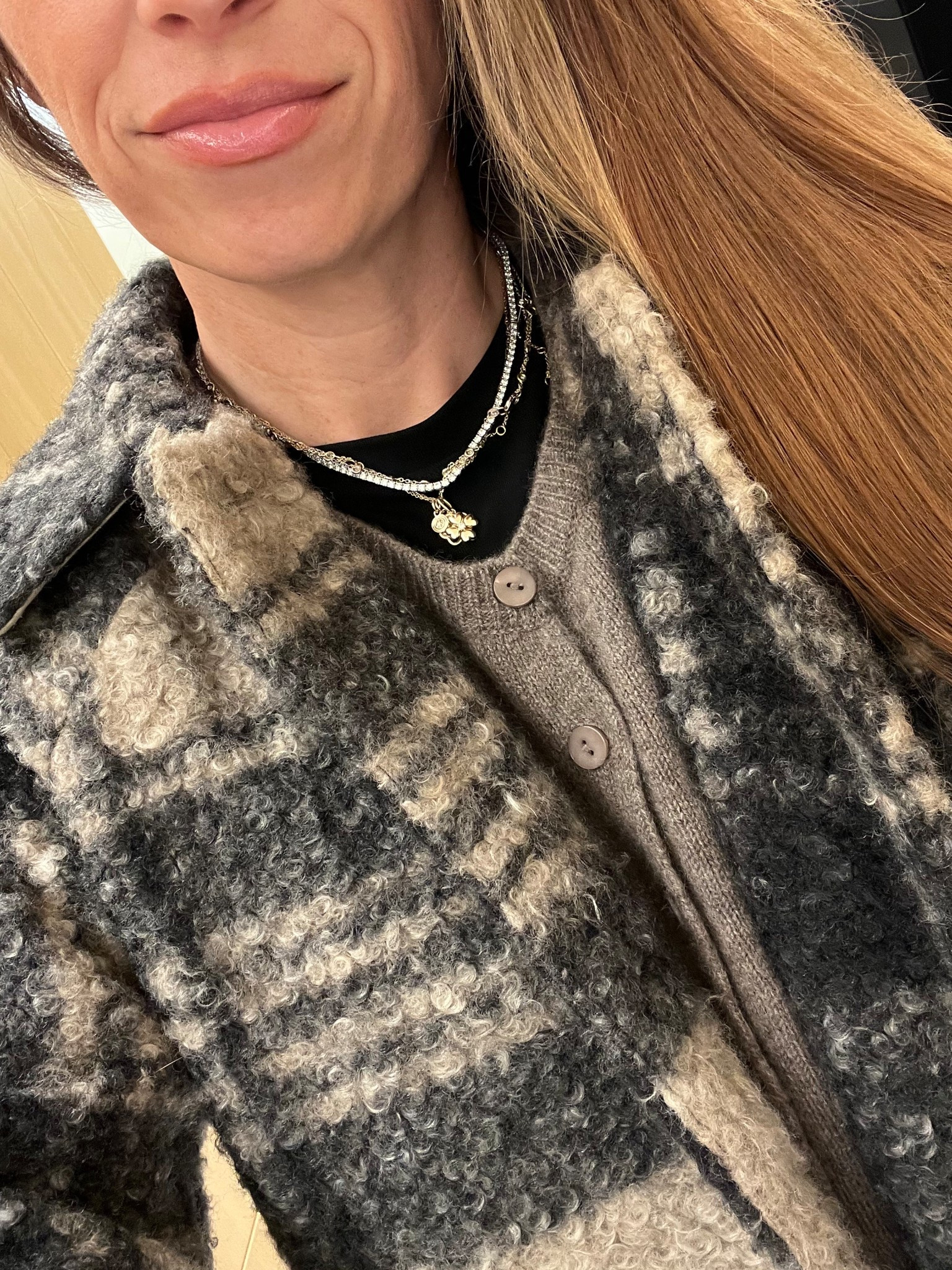 Cool girl style, cool girl outfit, cool girl coat, diamond necklace necklace stack, cashmere sweater 

#LTKCyberWeek #LTKSeasonal #LTKHoliday