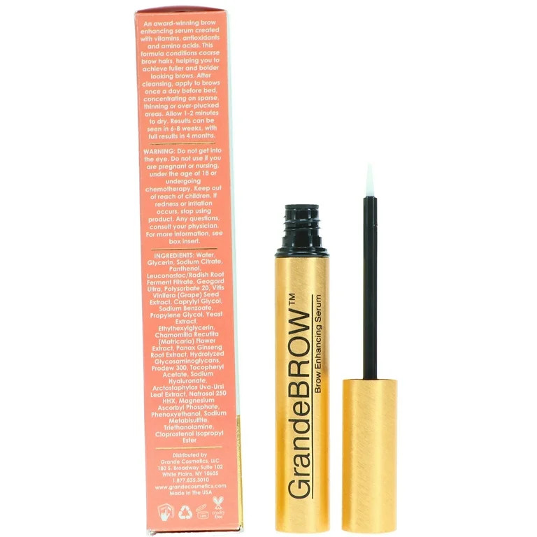 Grande Cosmetics GrandeBrow Brow Enhancing Serum, 0.17 Oz | Walmart (US)