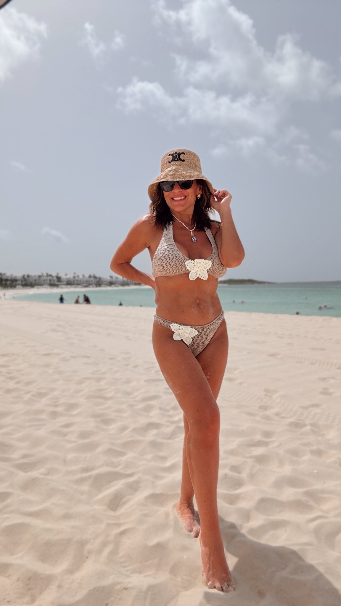 Barefoot, sun-kissed, and feeling like summer 🌸🌞
Crochet details that have me in my vacation era.

5’2” | 130 lbs | 34DD | 25” waist
Size small — linked in LTK 🤍

#ResortWear #BeachGlow #PetiteStyle #SwimwearSeason #Affliate #CrochetBikini #SunChaser

#LTKOver40 #LTKOver40 #LTKSwim #LTKStyleTip