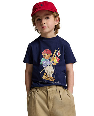 Boys' 2-7 Polo Bear Cotton Jersey Tee | Macy's