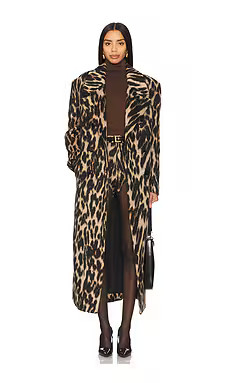 SER.O.YA Chiara Wool Coat in Bengal Print from Revolve.com | Revolve Clothing (Global)