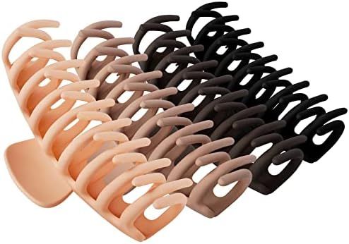 Amazon.com: TOCESS Big Hair Claw Clips for Women Large Claw Clip for Thin Thick Curly Hair 90's S... | Amazon (US)