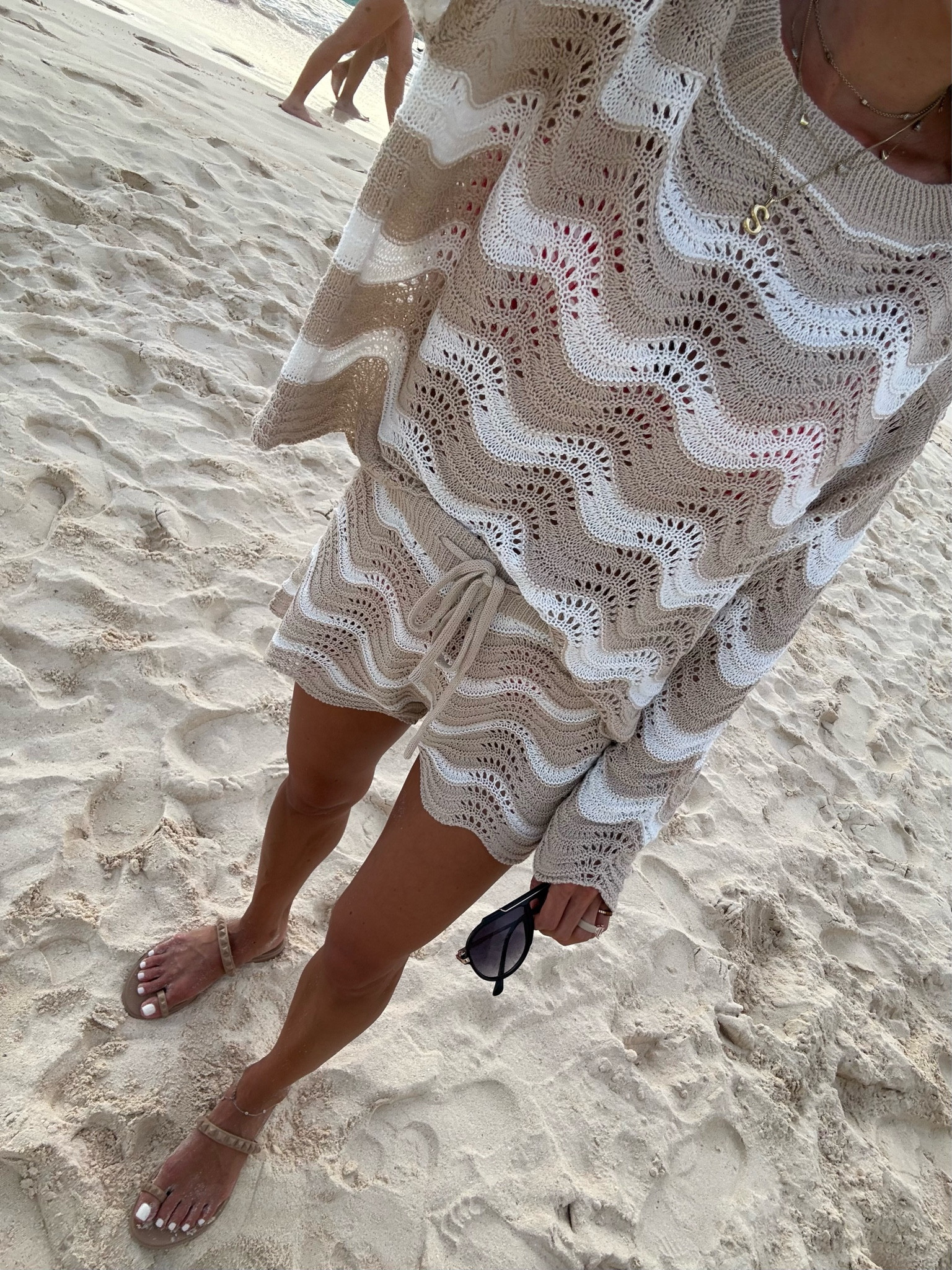 Matching coverup
Set beach vacation