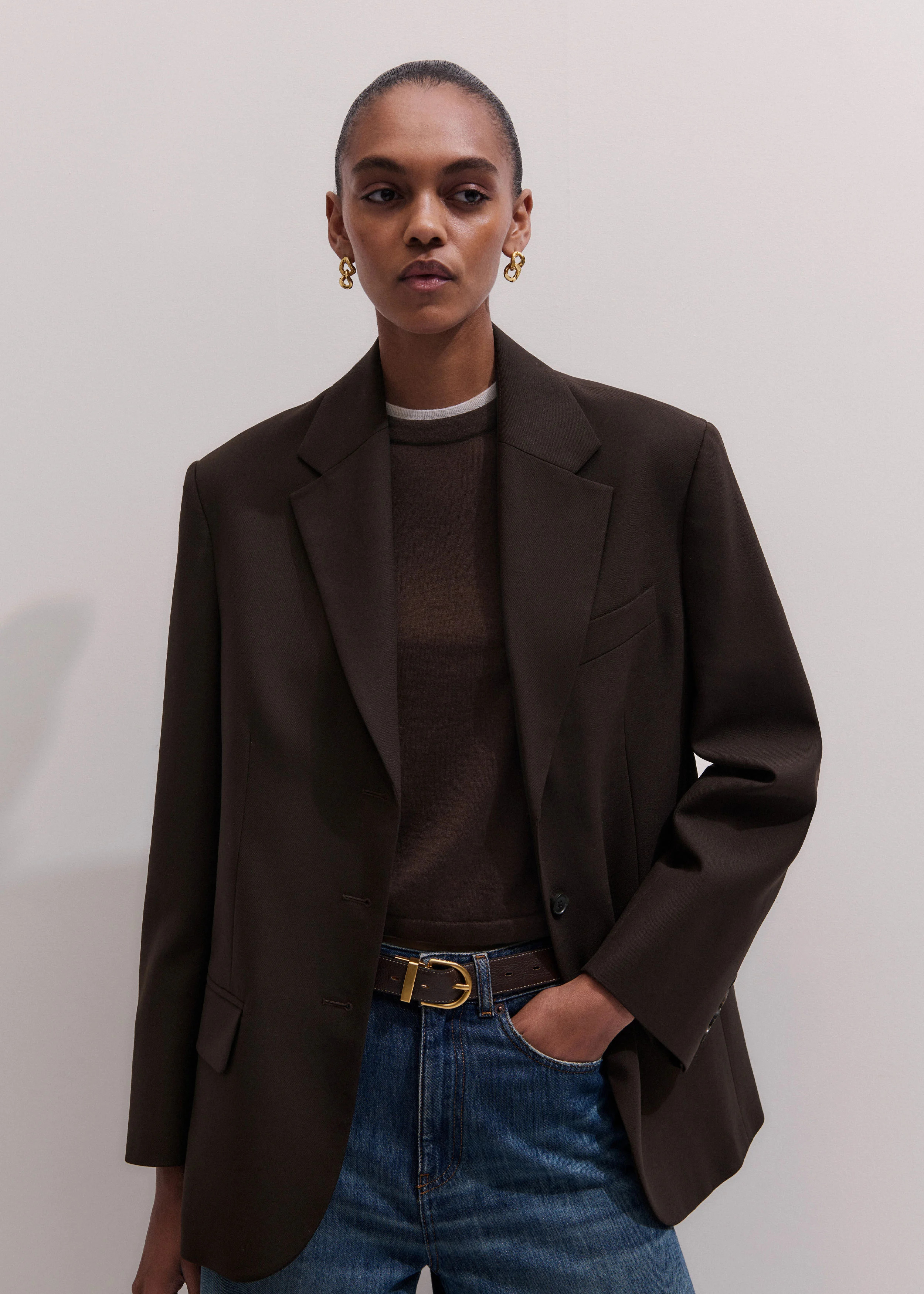 Oversized Blazer Wool Blend | ME+EM Global (Excluding US)