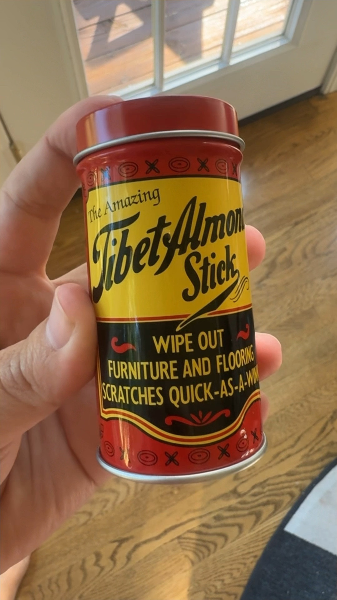 Someone told me to try this on these floors but let’s face it the floors are likely a lost cause at this point. 
It did really work well on some scratches on an antique table though! 
#under10 #furniturerepair #woodrepair #scratch #livinglargeinlilly #housecleaning #cleaning #ketosismom #founditonamazon 

#LTKFindsUnder50 #LTKFamily #LTKHome