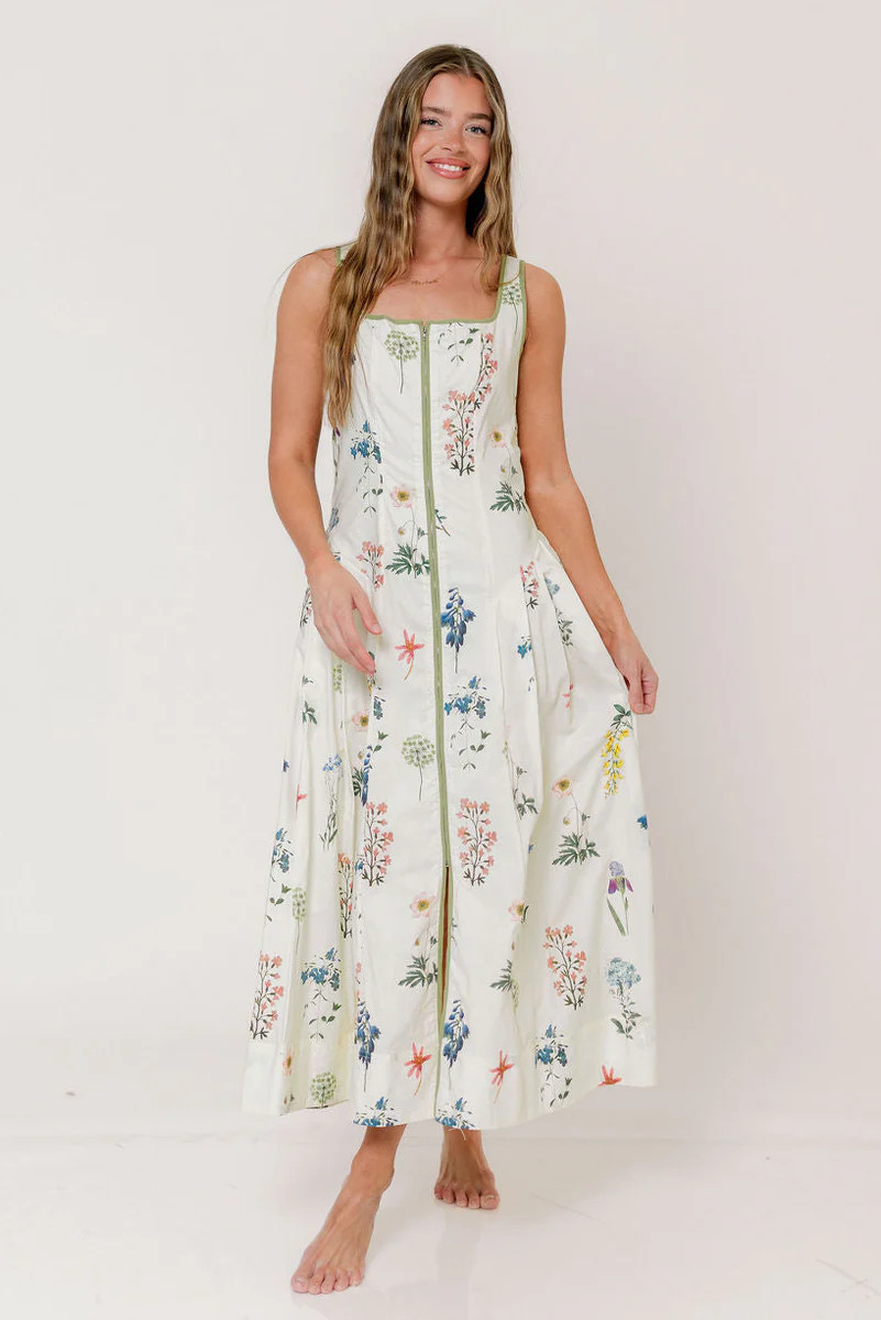 Ramona Floral Maxi Dress in Wildflower | Worth Collective