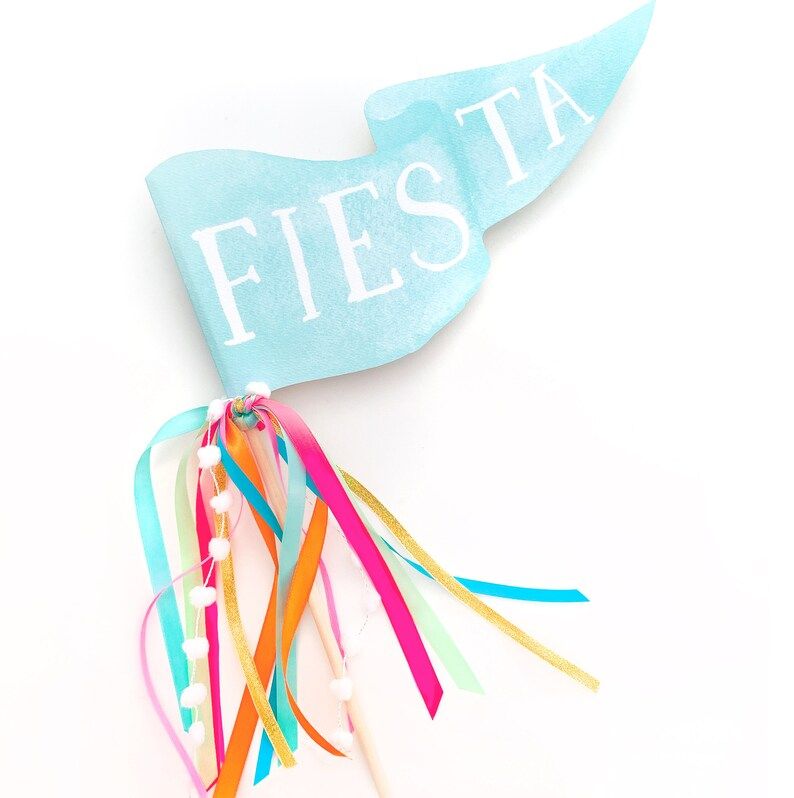 Fiesta Party Pennant | Cinco de Mayo Party Decor | Cinco de Mayo Party Flag | Fiesta Party Decor ... | Etsy (US)