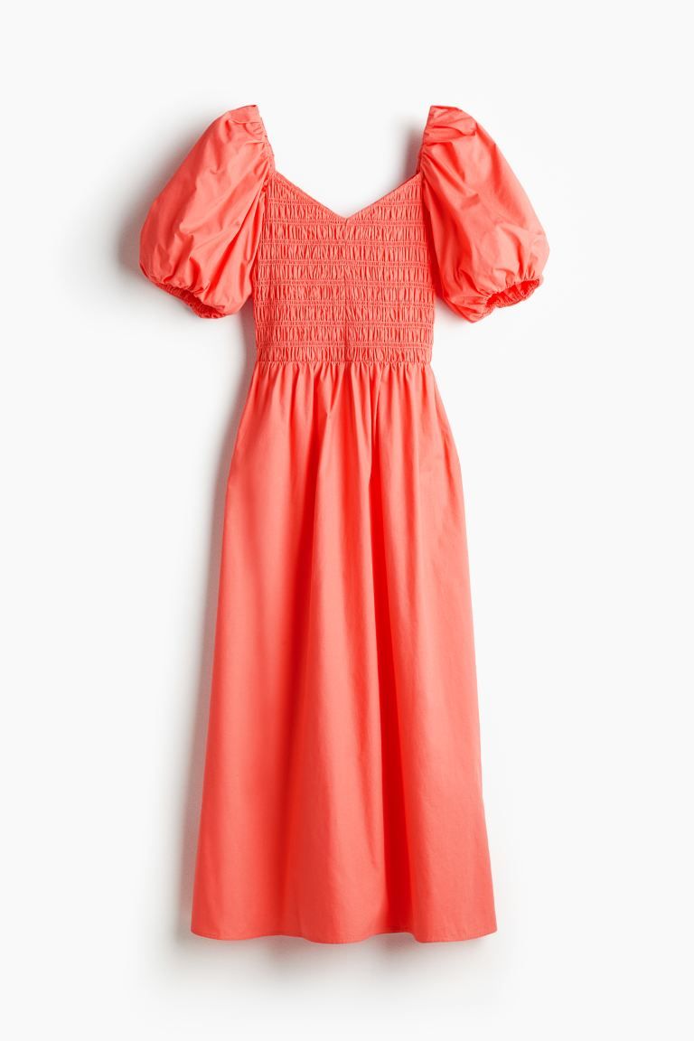 Smocked cotton dress | H&M (US + CA)
