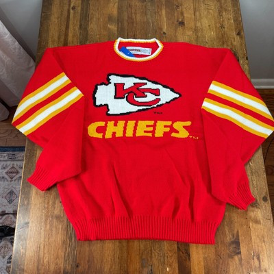 VTG Kansas City Chiefs Sweater Mens XL Barrel NFL Made in USA Crew Neck  | eBay | eBay US