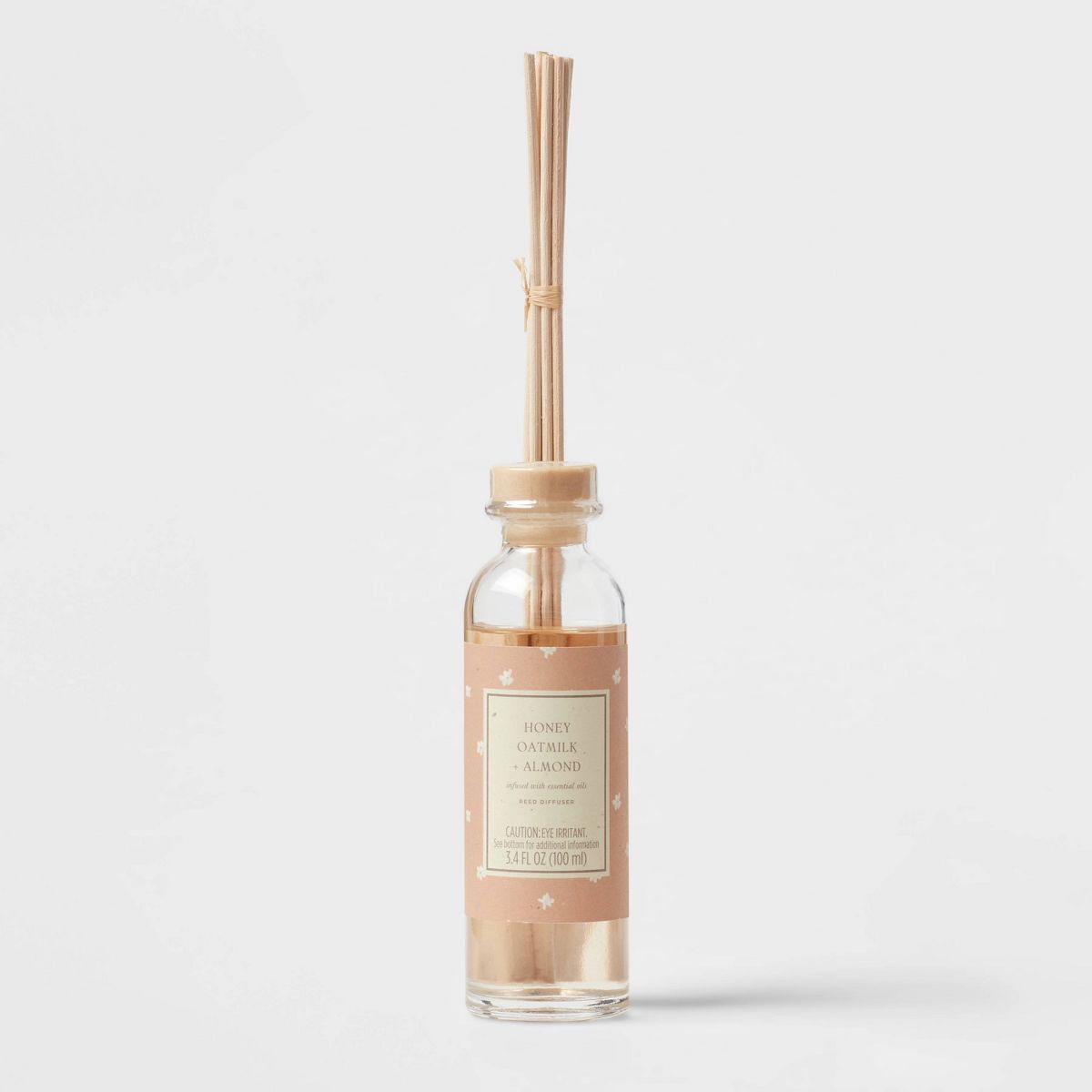 100ml Reed Diffuser with Cork Lid Honey Oatmilk & Almond Orange - Threshold™ | Target