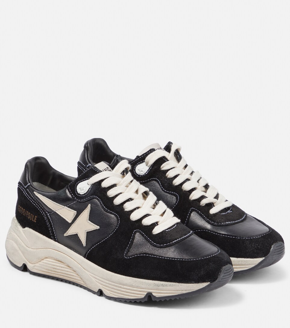 Running Sole suede and leather sneakers | Mytheresa (US/CA)