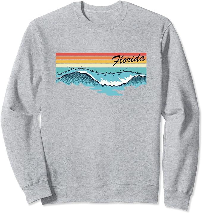 Retro Florida Beach Vacation Sweatshirt | Amazon (US)