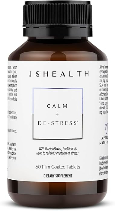 JSHealth Calm + Destress Supplement - 60 Capsules | Amazon (US)