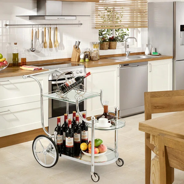 Nishant Serving Kitchen Bar Cart | Wayfair North America