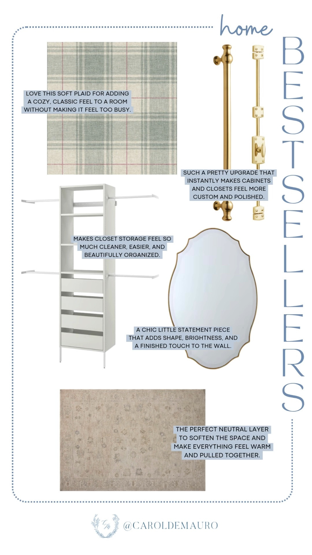 weekly bestsellers, home finds, follower favorites, plaid wallpaper, oval wall mirror, brass railings, ikea modular cabinet, neutral rug, gold hardware, home renovation, diy home

#LTKHome