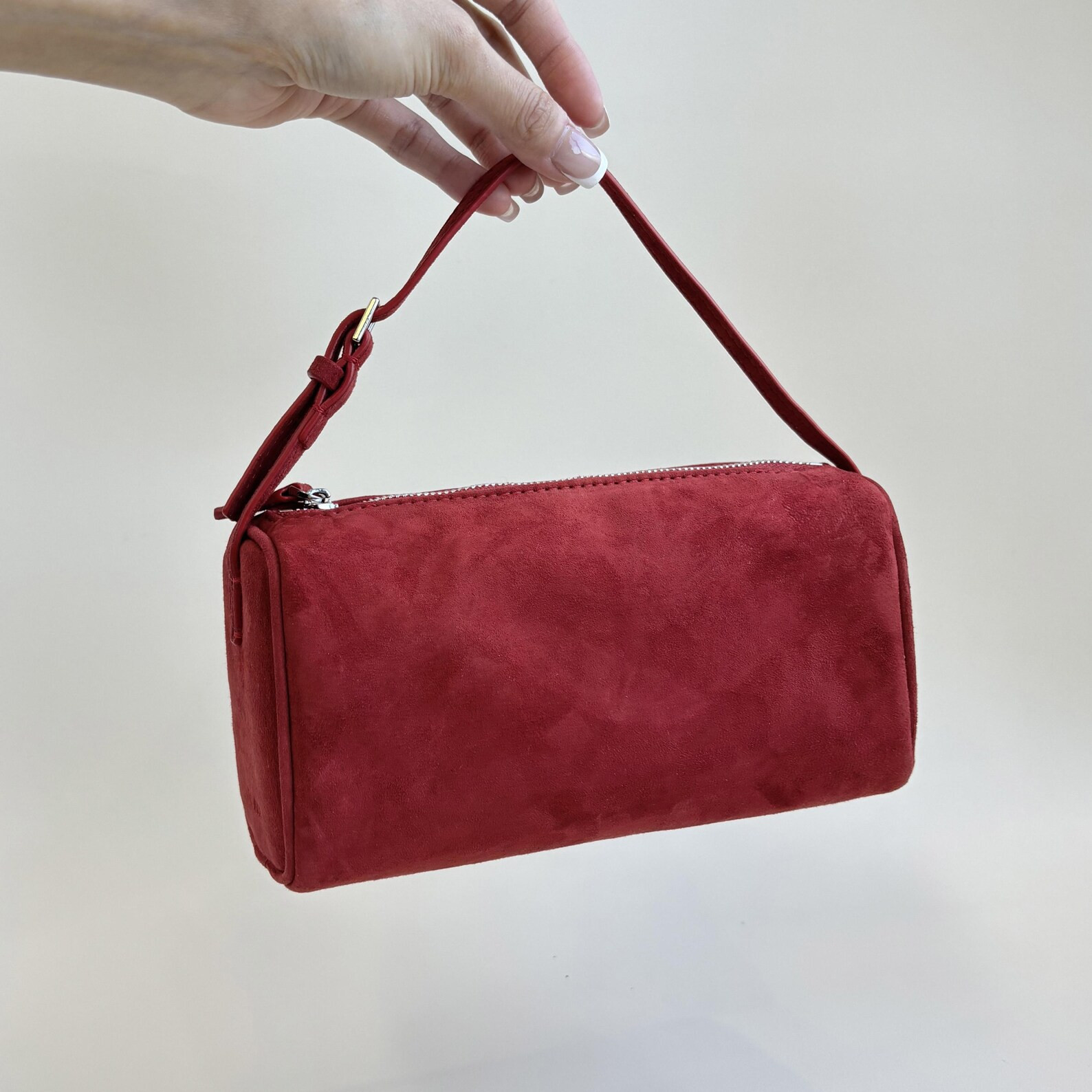 Leather 90s Pouch, Minimal Handbag, Small Top Handle Bag, Mini Tote Bags - Etsy | Etsy (US)