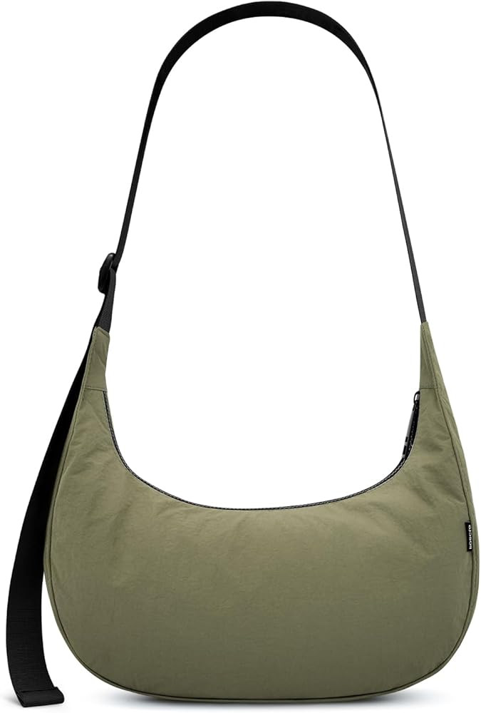 Iioscre Medium Crossbody Crescent Bag for Women Men Trendy, Nylon Crossbody Hobo Bag with Adjusta... | Amazon (US)