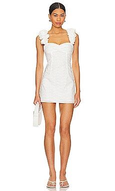 Lovers and Friends Julia Mini Dress in White from Revolve.com | Revolve Clothing (Global)