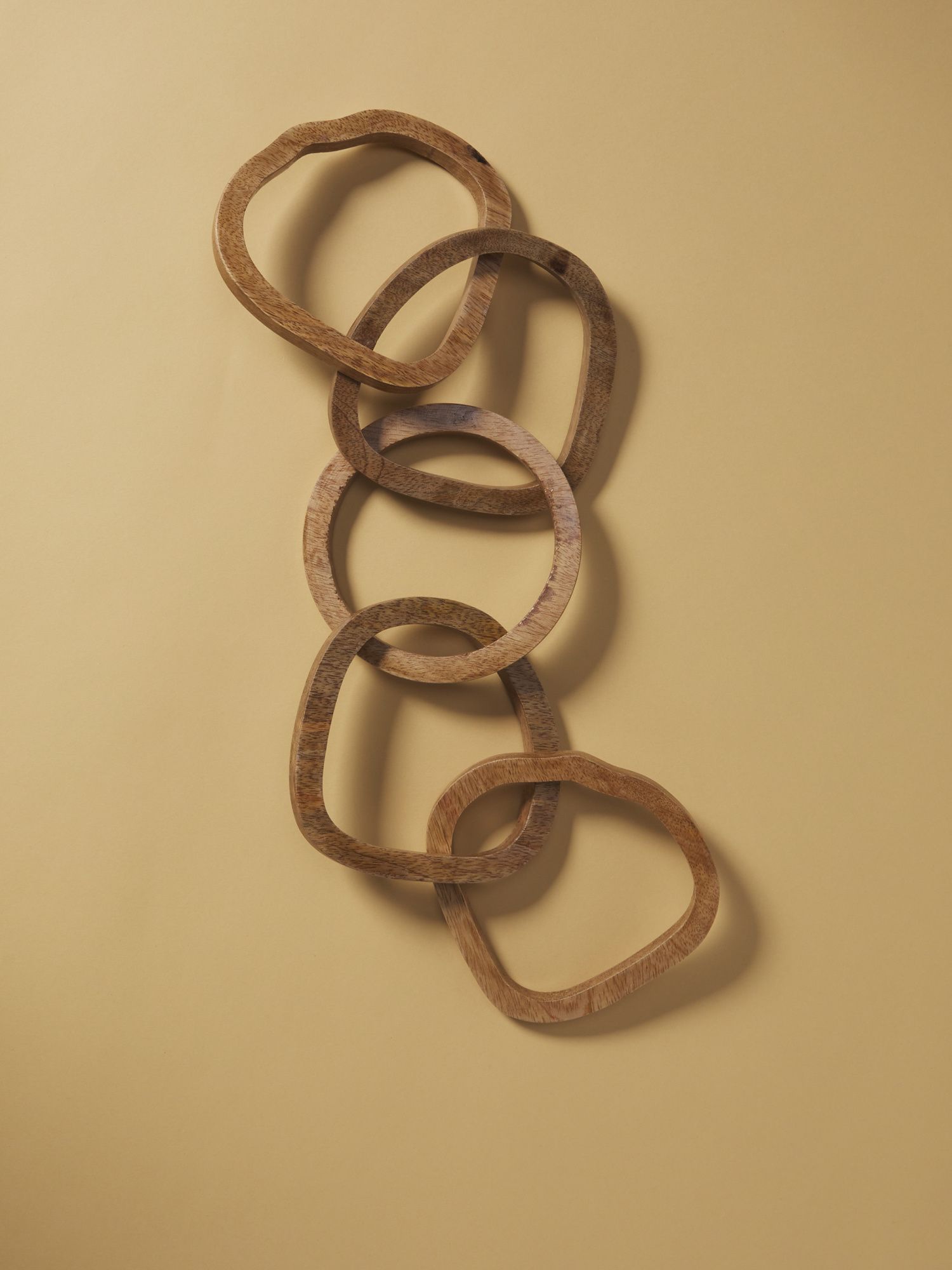 26in Wood Chain Links Decor | Decorative Objects | HomeGoods | HomeGoods