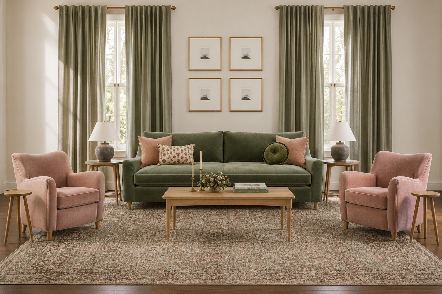 A LIVING ROOM THAT FEELS LIVED IN
With its inviting furniture arrangement, layered textures, and timeless furnishings, this living room feels approachable, comfortable, and effortlessly pulled together. It's the kind of room that welcomes everything from morning coffee and family movie nights to hosting friends for an impromptu gathering. See the full post on the blog.

#LTKhome