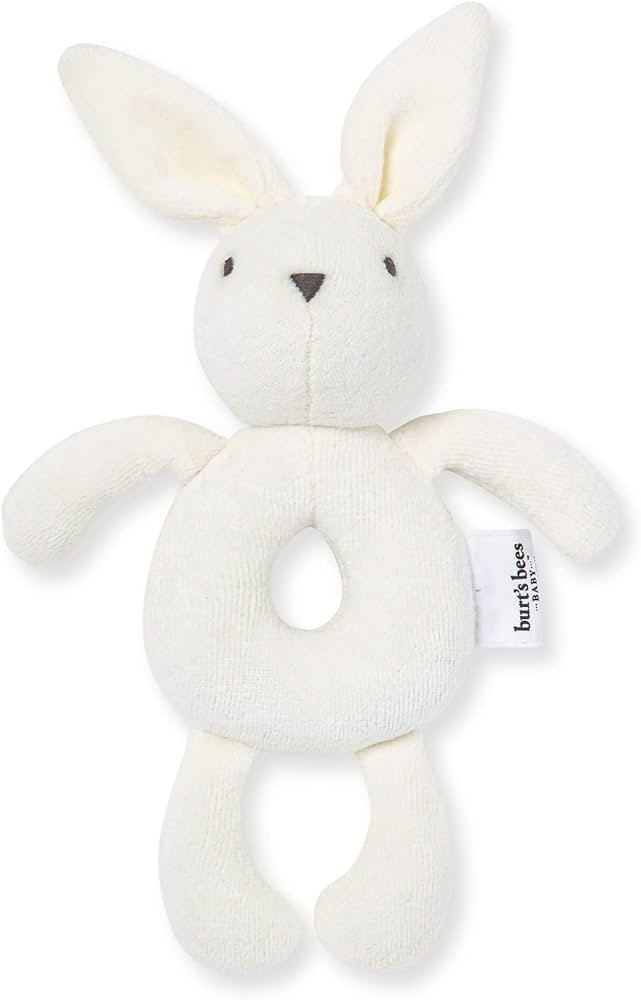 Burt's Bees Baby Unisex Infant Rattle Toy, Nursery Sensory Animal Plush Made with 100% Organic Co... | Amazon (US)
